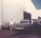 Peter Koppen in Australien (1968 bis 1970) - Peter Koppen vor dem Gebude der Firma Comalco in Yennora (Vorort von Sydney)