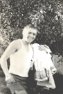 Peter Koppen in Australien (1968 bis 1970) - auf dem Weg von der Wschespinne zum Haus in Liverpool  nahe Sydney